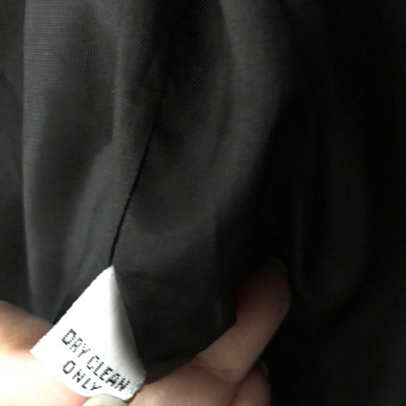 Vintage 1980’s black velvet blazer jacket coat - Picture 8 of 8